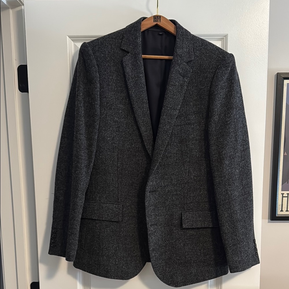 J Crew Men's Gray Wool Ludlow Blazer 40R